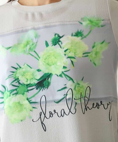 Maison de CINQ / メゾン ドゥ サンク カットソー | 【小さいサイズ】転写プリントドッキングカットソー | 詳細8