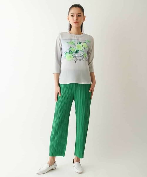 Maison de CINQ / メゾン ドゥ サンク カットソー | 【小さいサイズ】転写プリントドッキングカットソー | 詳細9