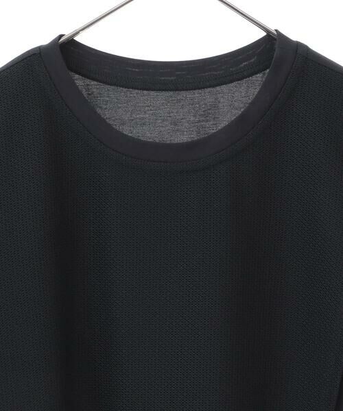 Maison de CINQ / メゾン ドゥ サンク カットソー | 【小さいサイズ/UVカット/遮熱性】レイヤードメッシュデザインカットソー | 詳細21