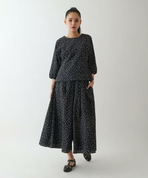 Maison de CINQ / メゾン ドゥ サンク その他パンツ | 【小さいサイズ】シアーチェックドットフレアパンツ | 詳細1