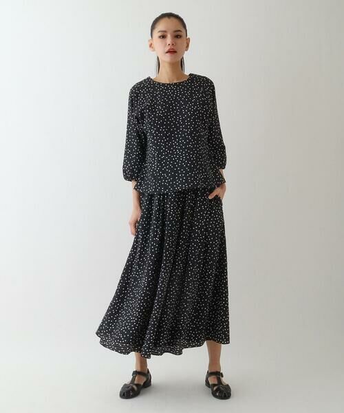 Maison de CINQ / メゾン ドゥ サンク その他パンツ | 【小さいサイズ】シアーチェックドットフレアパンツ | 詳細2