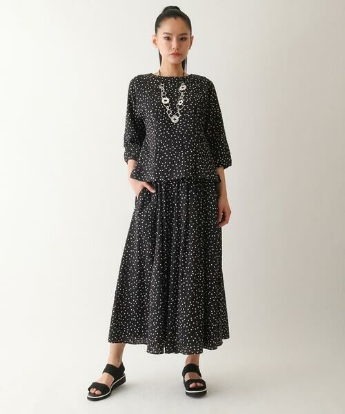 Maison de CINQ / メゾン ドゥ サンク その他パンツ | 【小さいサイズ】シアーチェックドットフレアパンツ | 詳細24