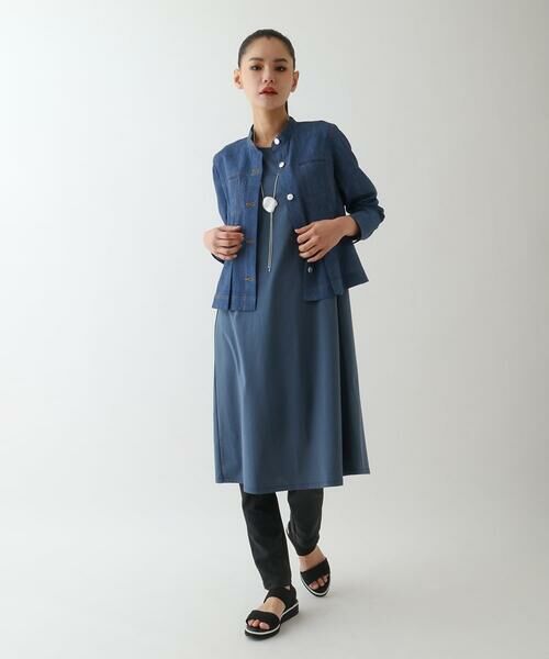 Maison de CINQ / メゾン ドゥ サンク ロング・マキシ丈ワンピース | 【小さいサイズ】ラッセルメッシュAラインワンピース | 詳細12