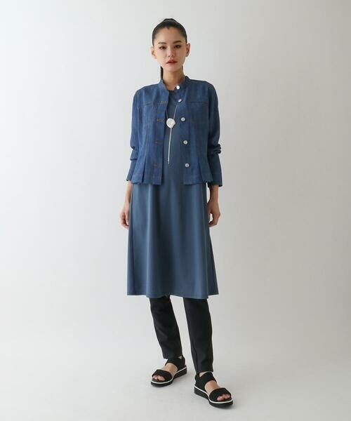 Maison de CINQ / メゾン ドゥ サンク ロング・マキシ丈ワンピース | 【小さいサイズ】ラッセルメッシュAラインワンピース | 詳細13