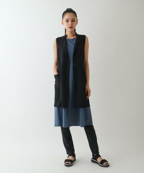 Maison de CINQ / メゾン ドゥ サンク ロング・マキシ丈ワンピース | 【小さいサイズ】ラッセルメッシュAラインワンピース | 詳細15