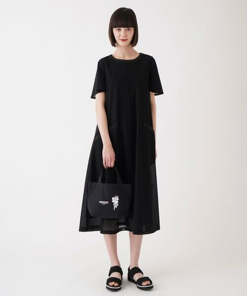 Maison de CINQ / メゾン ドゥ サンク ロング・マキシ丈ワンピース | 【小さいサイズ】ラッセルメッシュAラインワンピース | 詳細16