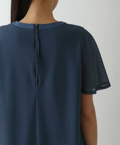 Maison de CINQ / メゾン ドゥ サンク ロング・マキシ丈ワンピース | 【小さいサイズ】ラッセルメッシュAラインワンピース | 詳細3