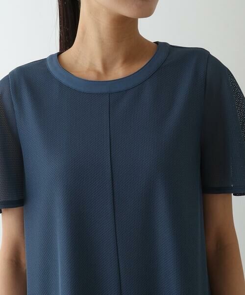 Maison de CINQ / メゾン ドゥ サンク ロング・マキシ丈ワンピース | 【小さいサイズ】ラッセルメッシュAラインワンピース | 詳細4