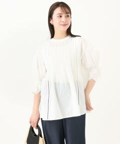 Maison de CINQ / メゾン ドゥ サンク シャツ・ブラウス | 【小さいサイズ】刺繍デザインブラウス/洗える