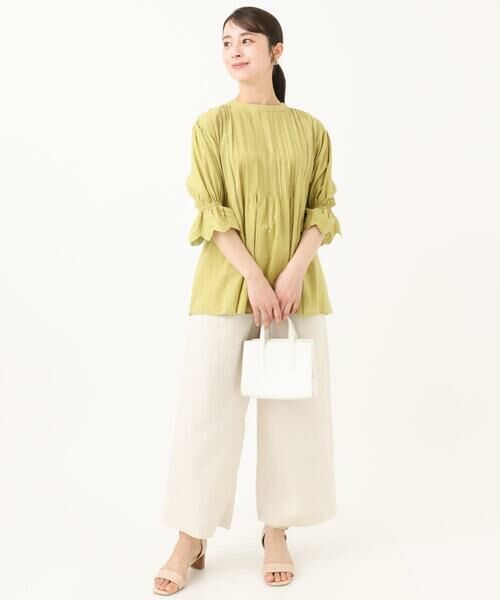 Maison de CINQ / メゾン ドゥ サンク シャツ・ブラウス | 【小さいサイズ】刺繍デザインブラウス/洗える | 詳細15