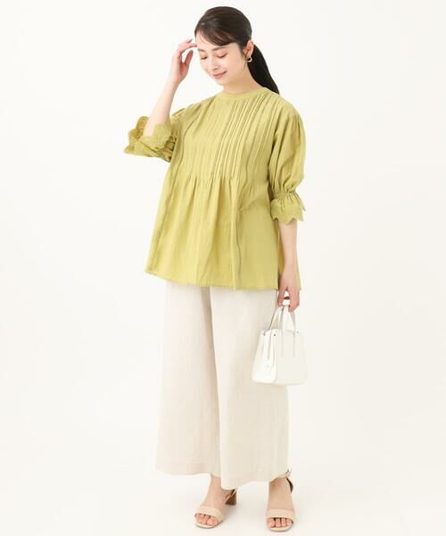 Maison de CINQ / メゾン ドゥ サンク シャツ・ブラウス | 【小さいサイズ】刺繍デザインブラウス/洗える | 詳細16