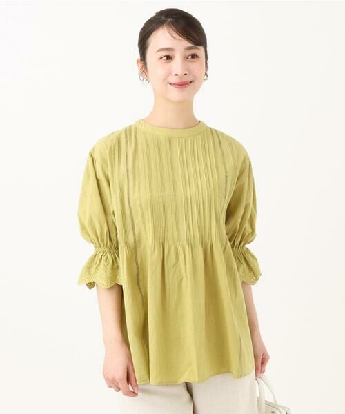 Maison de CINQ / メゾン ドゥ サンク シャツ・ブラウス | 【小さいサイズ】刺繍デザインブラウス/洗える | 詳細2