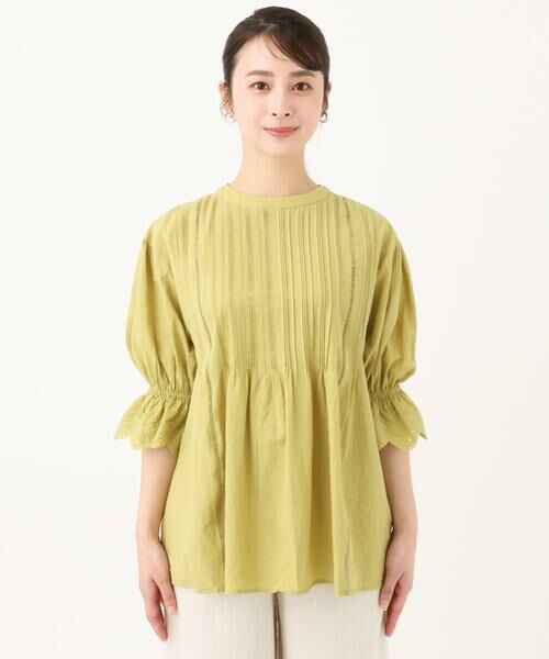 Maison de CINQ / メゾン ドゥ サンク シャツ・ブラウス | 【小さいサイズ】刺繍デザインブラウス/洗える | 詳細3