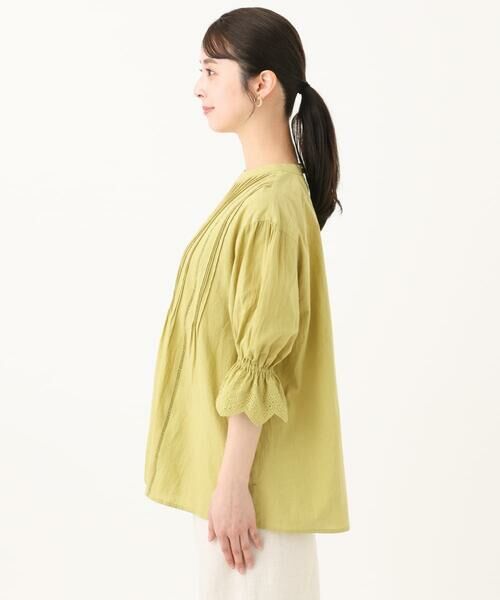 Maison de CINQ / メゾン ドゥ サンク シャツ・ブラウス | 【小さいサイズ】刺繍デザインブラウス/洗える | 詳細4