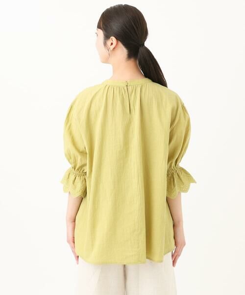 Maison de CINQ / メゾン ドゥ サンク シャツ・ブラウス | 【小さいサイズ】刺繍デザインブラウス/洗える | 詳細5