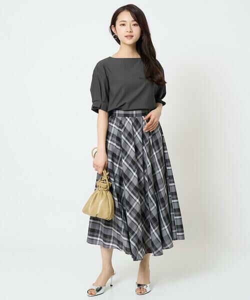 Maison de CINQ / メゾン ドゥ サンク シャツ・ブラウス | 【小さいサイズ】タックスリーブストレッチブラウス/洗える/セットアップ対応 | 詳細13