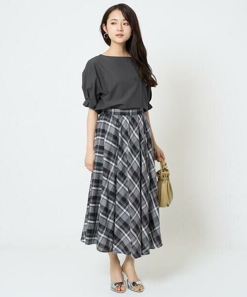 Maison de CINQ / メゾン ドゥ サンク シャツ・ブラウス | 【小さいサイズ】タックスリーブストレッチブラウス/洗える/セットアップ対応 | 詳細15