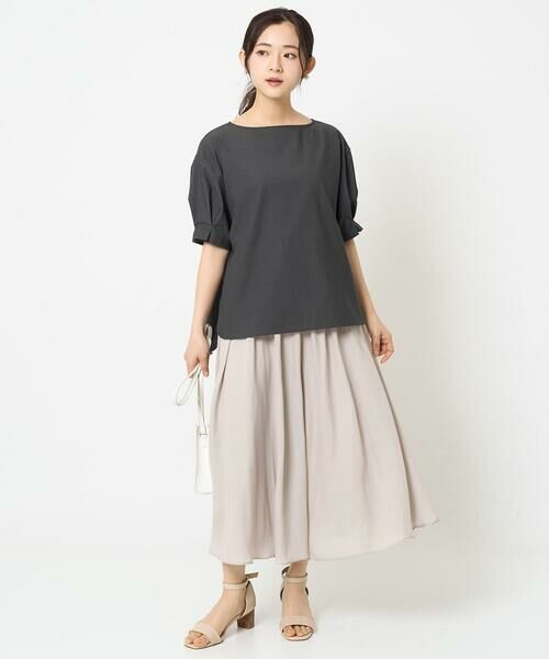 Maison de CINQ / メゾン ドゥ サンク シャツ・ブラウス | 【小さいサイズ】タックスリーブストレッチブラウス/洗える/セットアップ対応 | 詳細18