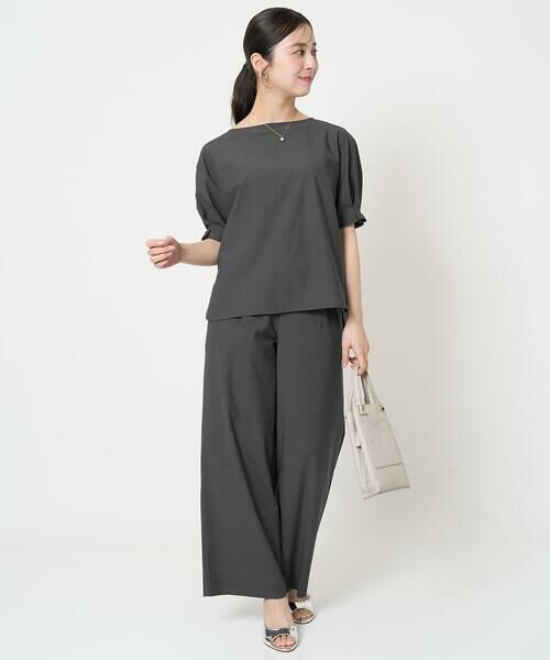 Maison de CINQ / メゾン ドゥ サンク シャツ・ブラウス | 【小さいサイズ】タックスリーブストレッチブラウス/洗える/セットアップ対応 | 詳細21