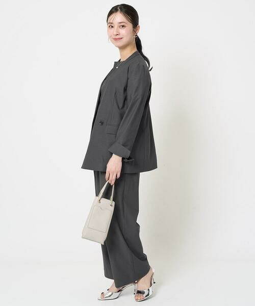 Maison de CINQ / メゾン ドゥ サンク シャツ・ブラウス | 【小さいサイズ】タックスリーブストレッチブラウス/洗える/セットアップ対応 | 詳細25