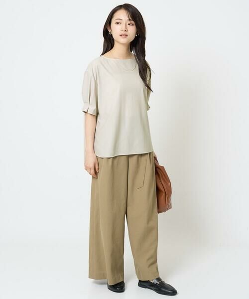 Maison de CINQ / メゾン ドゥ サンク シャツ・ブラウス | 【小さいサイズ】タックスリーブストレッチブラウス/洗える/セットアップ対応 | 詳細27