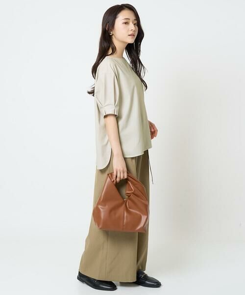 Maison de CINQ / メゾン ドゥ サンク シャツ・ブラウス | 【小さいサイズ】タックスリーブストレッチブラウス/洗える/セットアップ対応 | 詳細28