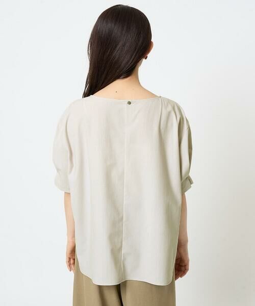 Maison de CINQ / メゾン ドゥ サンク シャツ・ブラウス | 【小さいサイズ】タックスリーブストレッチブラウス/洗える/セットアップ対応 | 詳細6