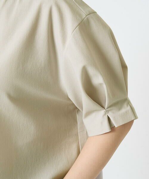 Maison de CINQ / メゾン ドゥ サンク シャツ・ブラウス | 【小さいサイズ】タックスリーブストレッチブラウス/洗える/セットアップ対応 | 詳細9