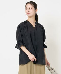 Maison de CINQ / メゾン ドゥ サンク シャツ・ブラウス | 【小さいサイズ】シアーチュニックブラウス/洗える