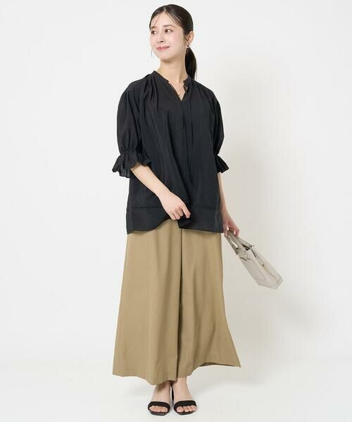 Maison de CINQ / メゾン ドゥ サンク シャツ・ブラウス | 【小さいサイズ】シアーチュニックブラウス/洗える | 詳細13