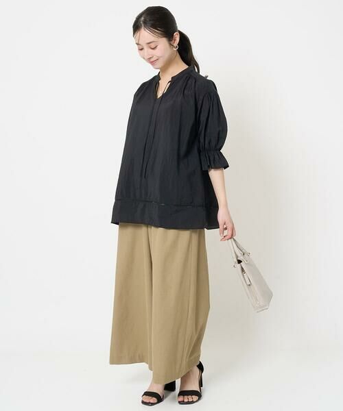 Maison de CINQ / メゾン ドゥ サンク シャツ・ブラウス | 【小さいサイズ】シアーチュニックブラウス/洗える | 詳細14