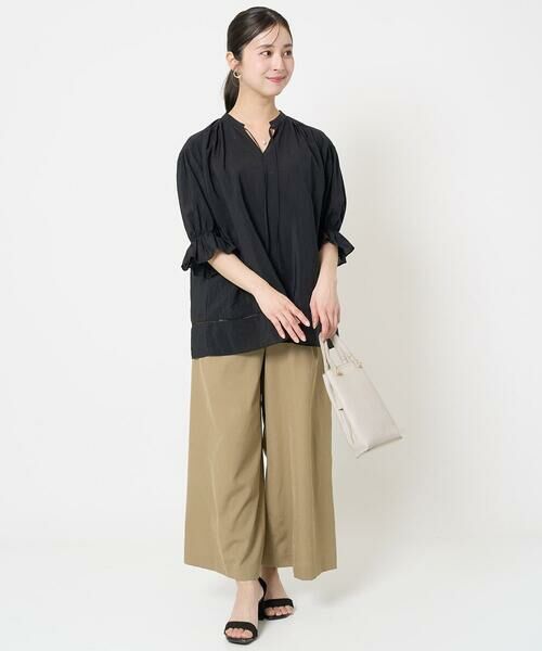 Maison de CINQ / メゾン ドゥ サンク シャツ・ブラウス | 【小さいサイズ】シアーチュニックブラウス/洗える | 詳細15