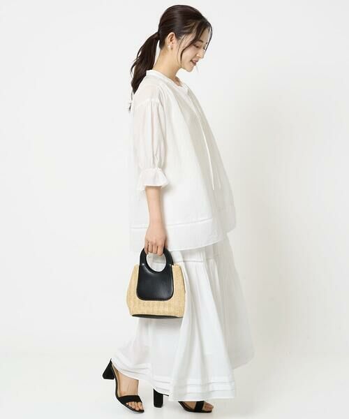 Maison de CINQ / メゾン ドゥ サンク シャツ・ブラウス | 【小さいサイズ】シアーチュニックブラウス/洗える | 詳細18