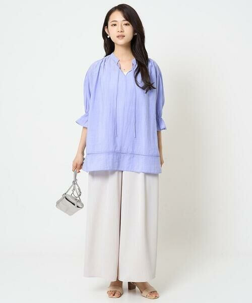 Maison de CINQ / メゾン ドゥ サンク シャツ・ブラウス | 【小さいサイズ】シアーチュニックブラウス/洗える | 詳細20