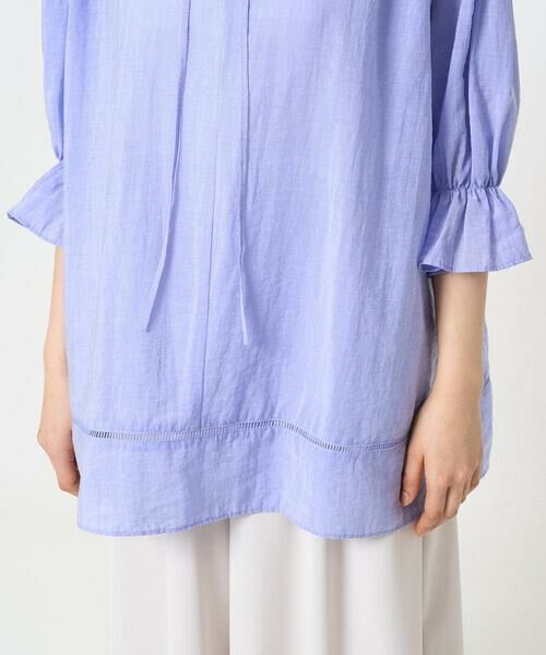Maison de CINQ / メゾン ドゥ サンク シャツ・ブラウス | 【小さいサイズ】シアーチュニックブラウス/洗える | 詳細9
