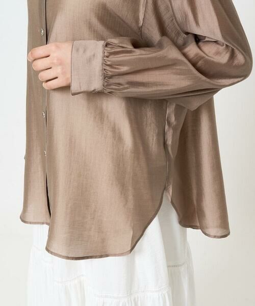 Maison de CINQ / メゾン ドゥ サンク シャツ・ブラウス | 【小さいサイズ】シアーシャツブラウス/洗える | 詳細11