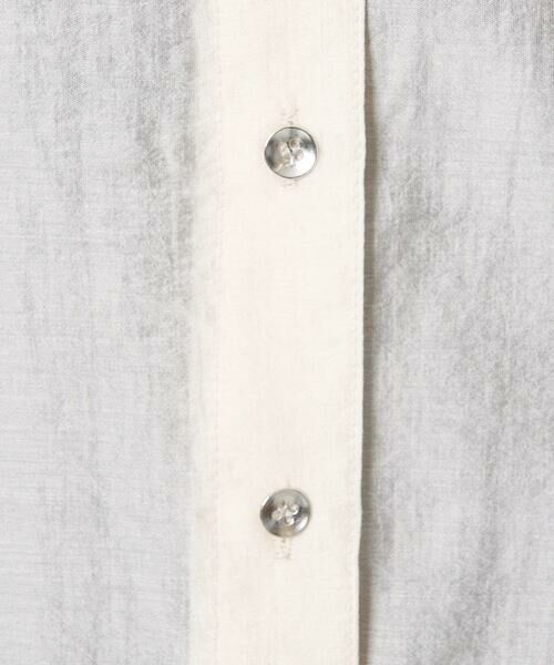 Maison de CINQ / メゾン ドゥ サンク シャツ・ブラウス | 【小さいサイズ】シアーシャツブラウス/洗える | 詳細14