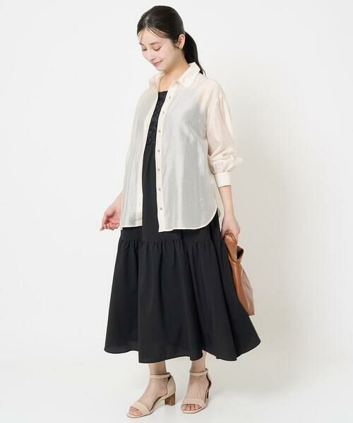Maison de CINQ / メゾン ドゥ サンク シャツ・ブラウス | 【小さいサイズ】シアーシャツブラウス/洗える | 詳細18