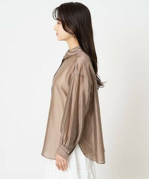 Maison de CINQ / メゾン ドゥ サンク シャツ・ブラウス | 【小さいサイズ】シアーシャツブラウス/洗える | 詳細7