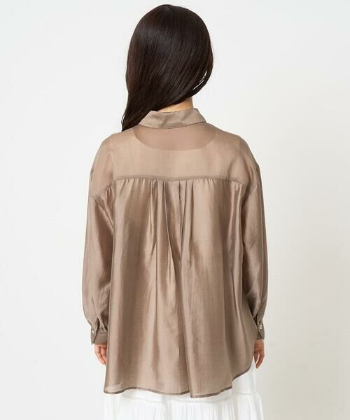 Maison de CINQ / メゾン ドゥ サンク シャツ・ブラウス | 【小さいサイズ】シアーシャツブラウス/洗える | 詳細8