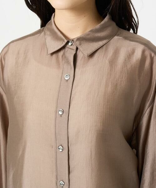 Maison de CINQ / メゾン ドゥ サンク シャツ・ブラウス | 【小さいサイズ】シアーシャツブラウス/洗える | 詳細9