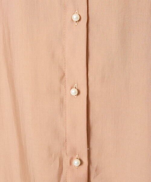 Maison de CINQ / メゾン ドゥ サンク シャツ・ブラウス | 【小さいサイズ】バンドカラーシアーブラウス/洗える | 詳細13