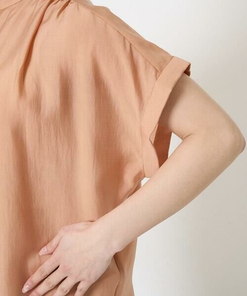 Maison de CINQ / メゾン ドゥ サンク シャツ・ブラウス | 【小さいサイズ】バンドカラーシアーブラウス/洗える | 詳細8