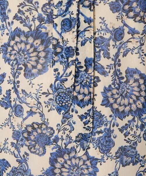 Maison de CINQ / メゾン ドゥ サンク シャツ・ブラウス | 【小さいサイズ】更紗プリント花柄シフォンブラウス/前後2way/洗える | 詳細15