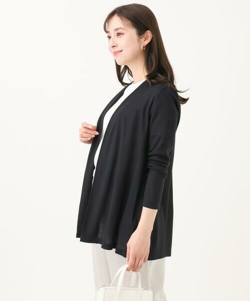 Maison de CINQ / メゾン ドゥ サンク カーディガン・ボレロ | 【小さいサイズ】着流しカーディガン/接触冷感/洗える | 詳細1