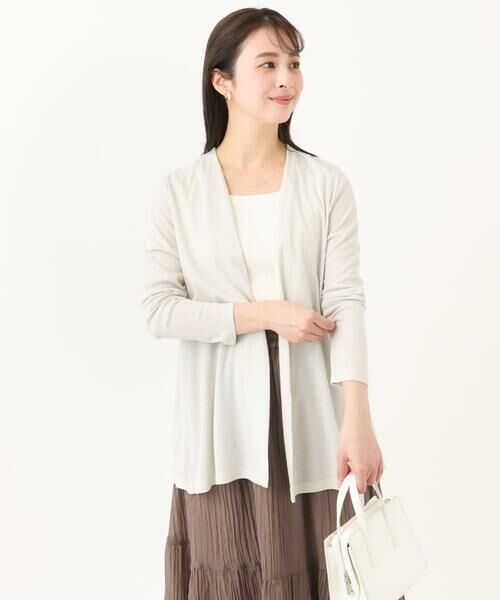 Maison de CINQ / メゾン ドゥ サンク カーディガン・ボレロ | 【小さいサイズ】着流しカーディガン/接触冷感/洗える | 詳細2