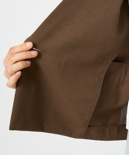 Maison de CINQ / メゾン ドゥ サンク テーラードジャケット | 【小さいサイズ】ドライタッチハーフスリーブジャケット/洗える | 詳細11