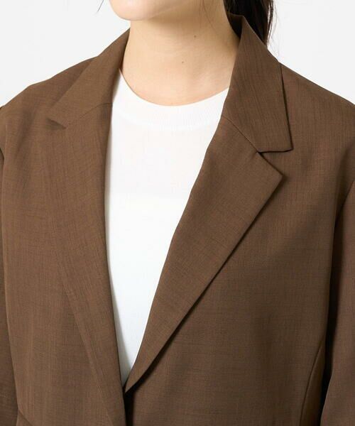Maison de CINQ / メゾン ドゥ サンク テーラードジャケット | 【小さいサイズ】ドライタッチハーフスリーブジャケット/洗える | 詳細6