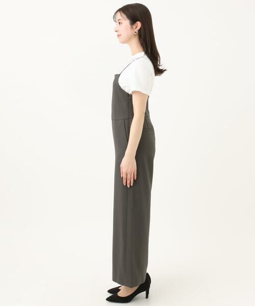 Maison de CINQ / メゾン ドゥ サンク サロペット・オールインワン | 【小さいサイズ】リネンライクコンビネゾン/洗える | 詳細4