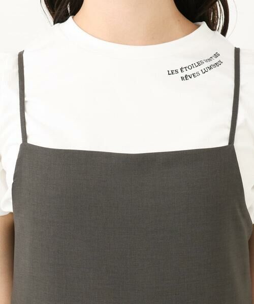 Maison de CINQ / メゾン ドゥ サンク サロペット・オールインワン | 【小さいサイズ】リネンライクコンビネゾン/洗える | 詳細8